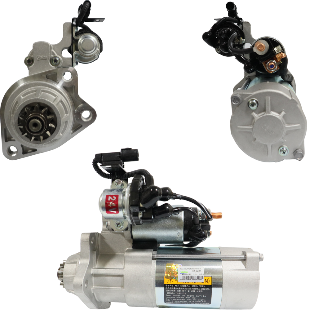 MARS MOTORU 11 DIS 24V HYUNDA HD65 IS MAKINESI JENERATOR D6GA D4GA VALEO