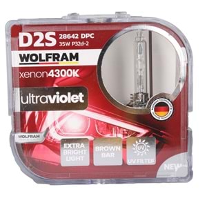 D2S 12V 35W P32d-2 XENON 4300K UltraViolet MAVİ CAM 4300K