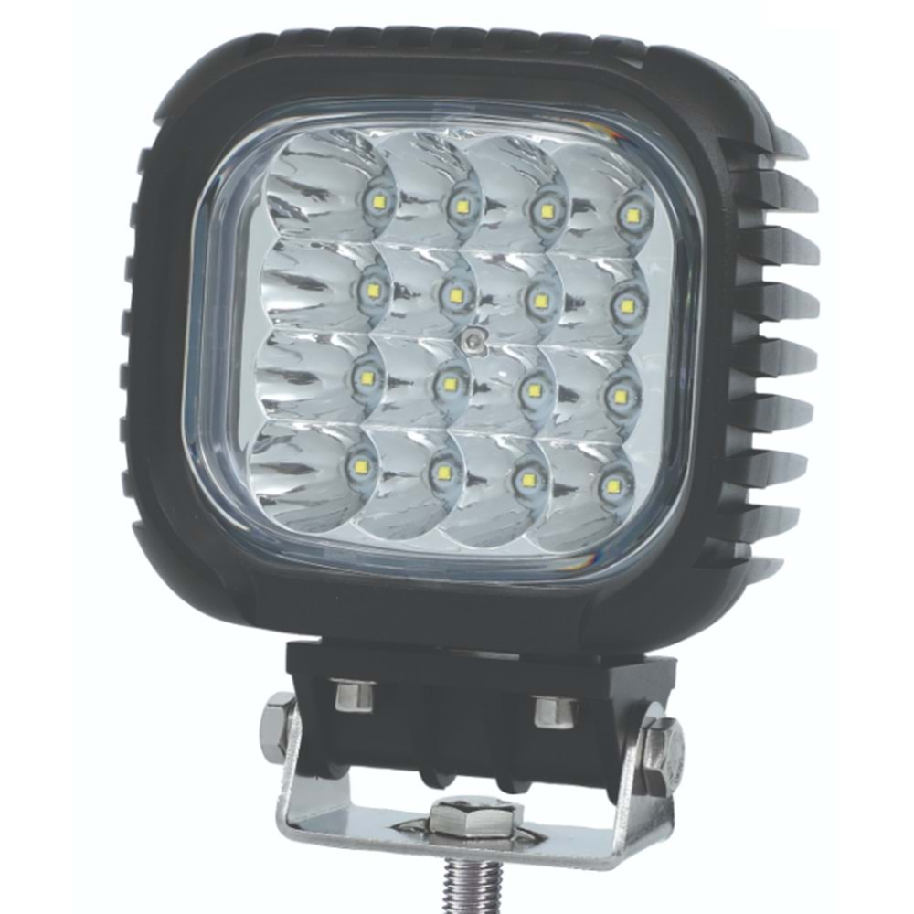 16 LED ÇALIŞMA LAMBASI AĞIR HİZMET 4.160 LÜMEN SPOT E9 10/30 48W