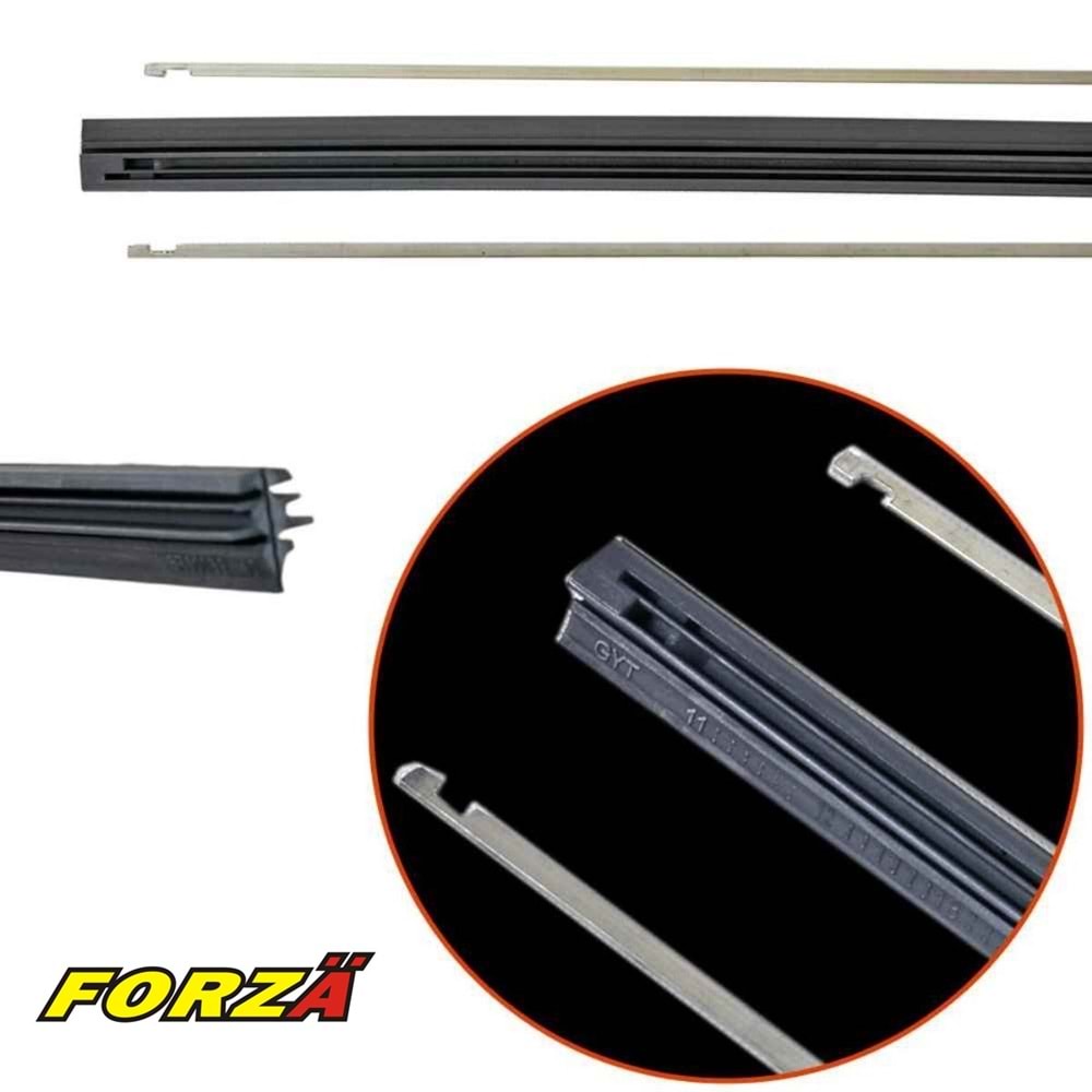 SILGI TEK LASTIK 410mm TELLI