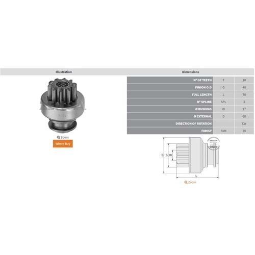 MARS DISLISI FORD D-750 BMC 140 10D