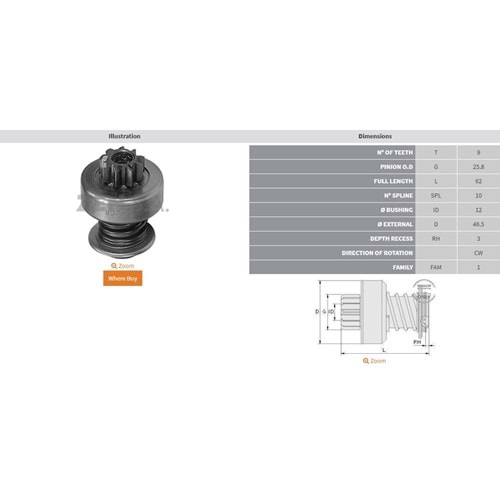 MARS DISLISI FIAT 131 1300 MOTOR