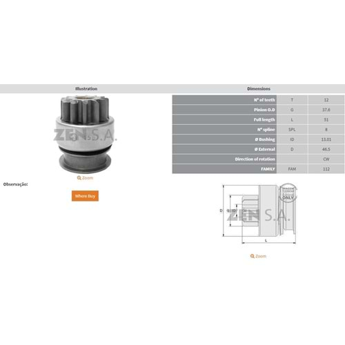 MARS DISLISI MITSUBISHI L300 1035 SDR6007