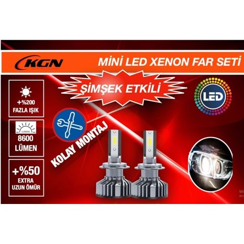 H3 MINI TURBO LED XENON AMPULU