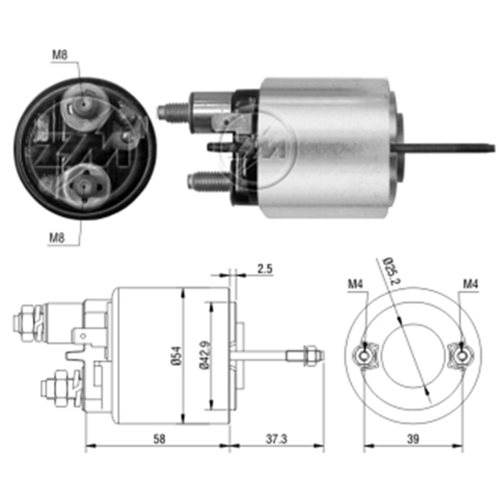 MARS OTOMATIGI 12V 2 DELIKLI R9 R12 TOROS EM