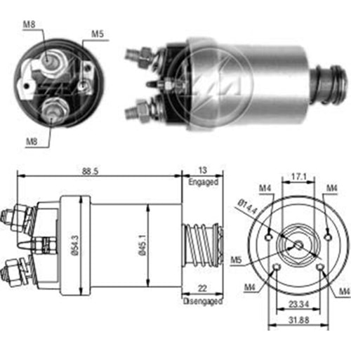 MARS OTOMATIGI 12V 4 DELIKLI R4 R5 PEUGEOT 504 CITROEN EM