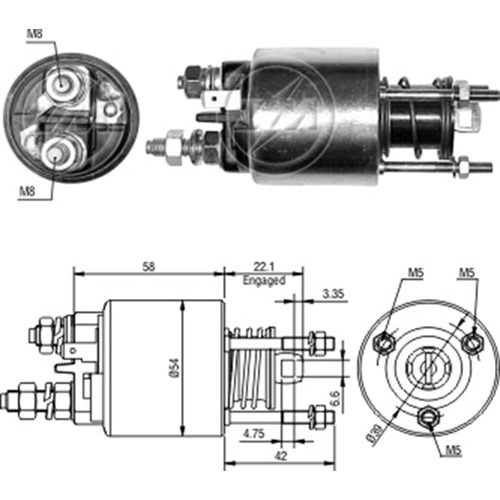 MARS OTOMATIGI 12V FIAT PUNTO - LANCIA