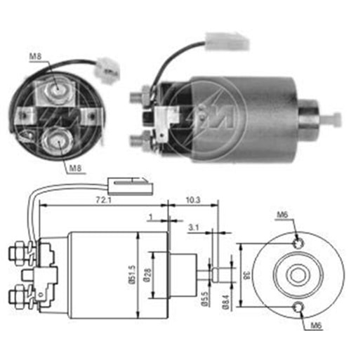 MARS OTOMATIGI 12V HYUNDAI ELENTRA - SONATA MITSUBISHI COLT - GALANT - LANCER