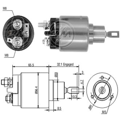 MARS OTOMATIGI 12V 4 DELIKLI CITROEN BERLINGO JUMPER PEUGEOT PARTNER BOXER SNLS210