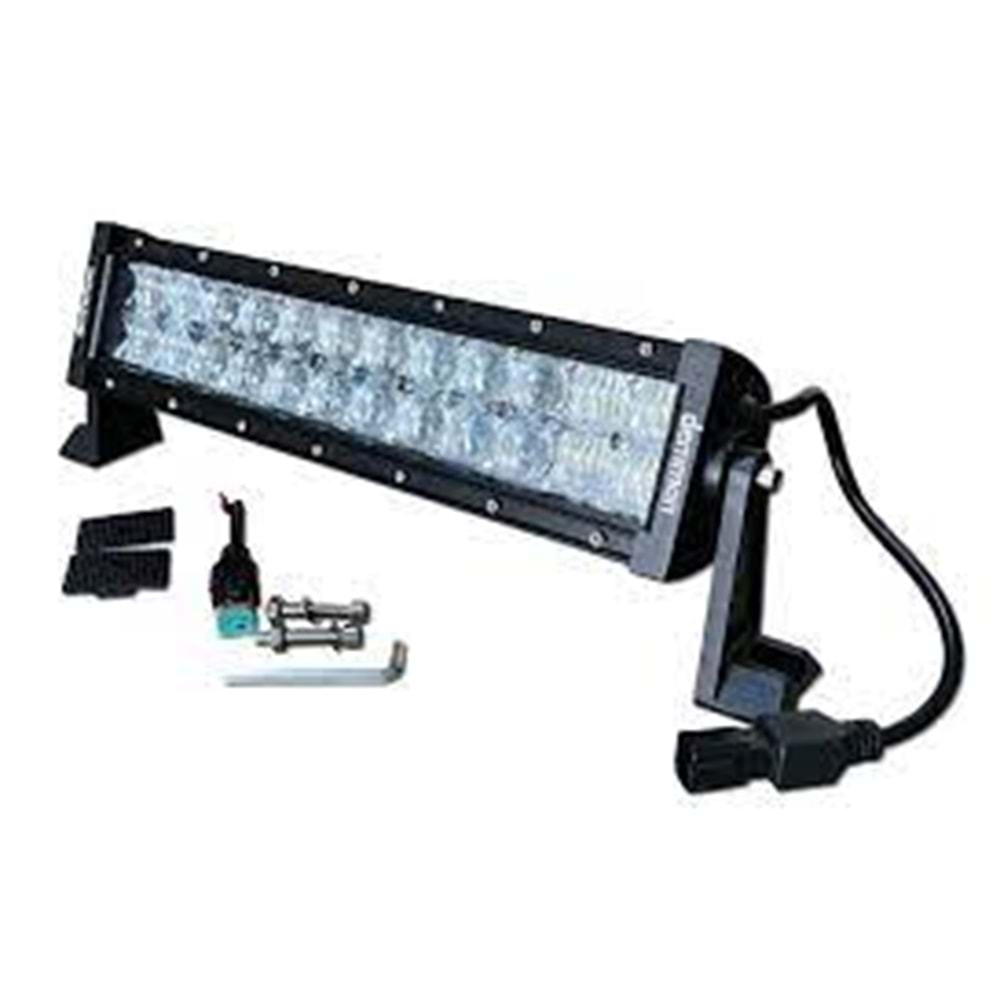 24 LED 72.W CREE 35.CM ÇİFT SIRA MERCEKLİ SOKETLİ