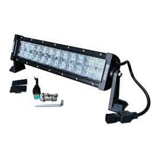 24 LED 72.W CREE 35.CM ÇİFT SIRA MERCEKLİ SOKETLİ