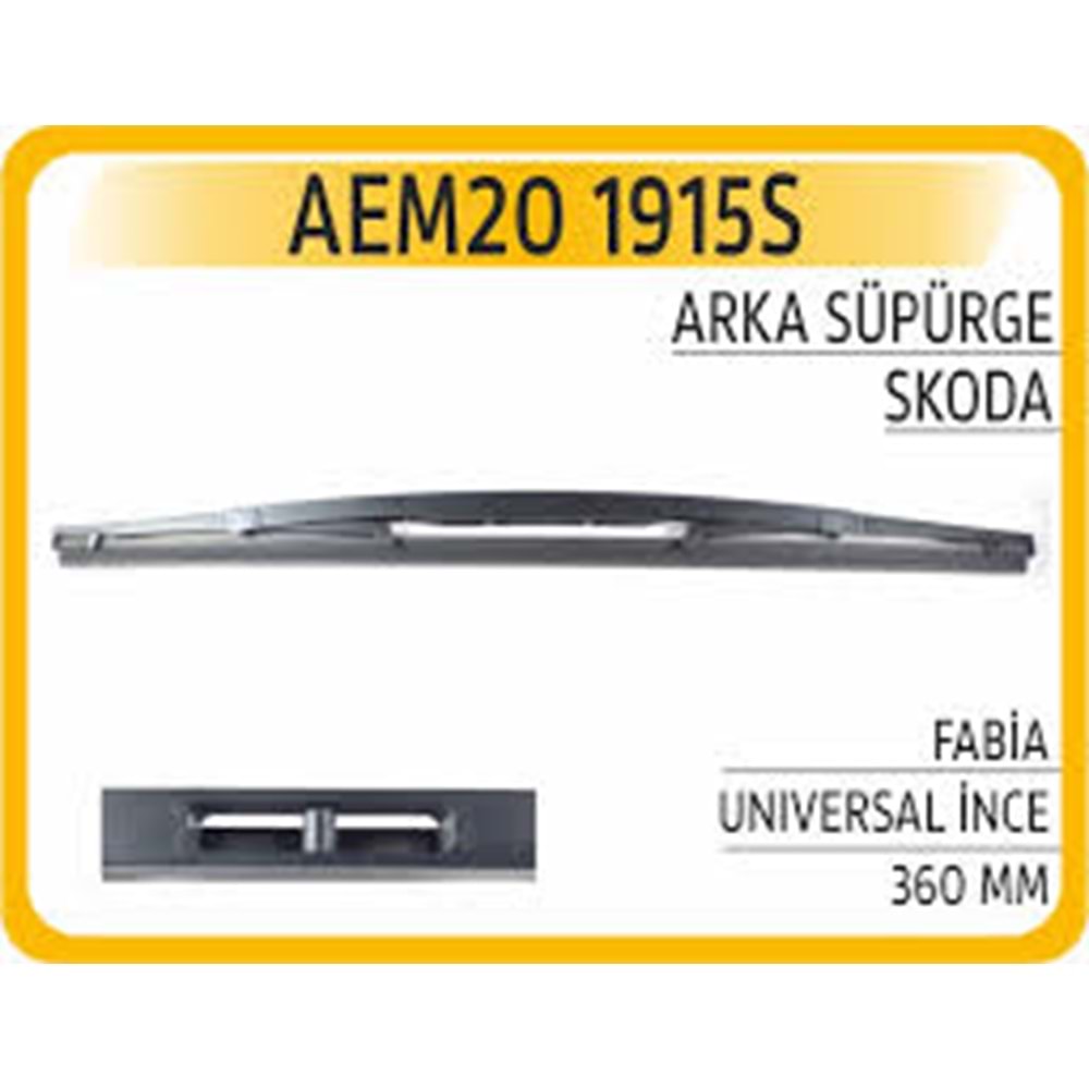 ARKA SÜPÜRGE 360MM FABIA UNIVERSAL İNCE