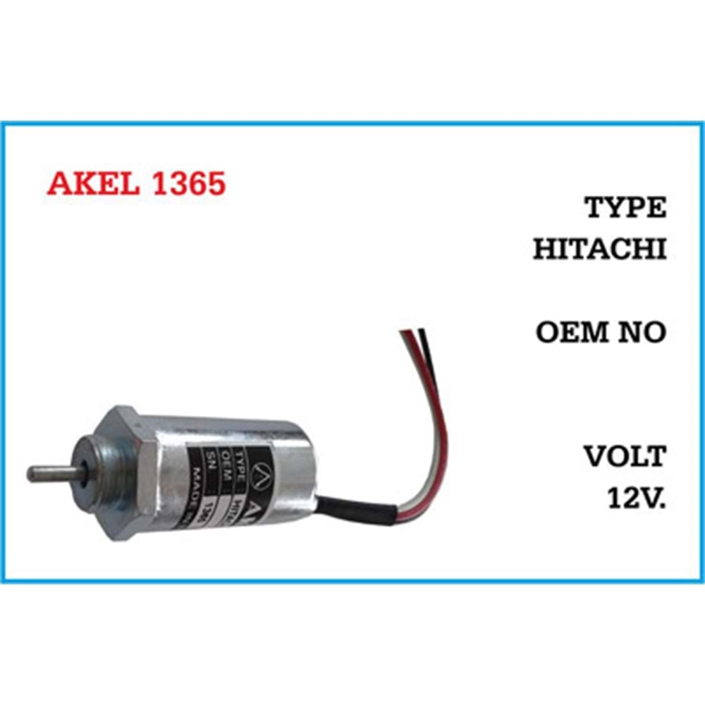 STOP SOLENOİDİ 12V