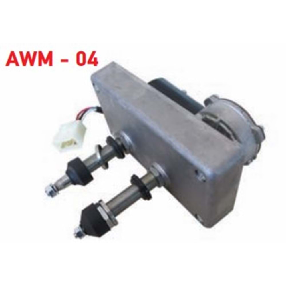 SILGI MOTORU 24V CIFT MİLLİ