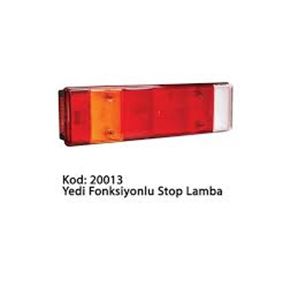 7 Lİ STOP LAMBA KABLOLU DÜZ