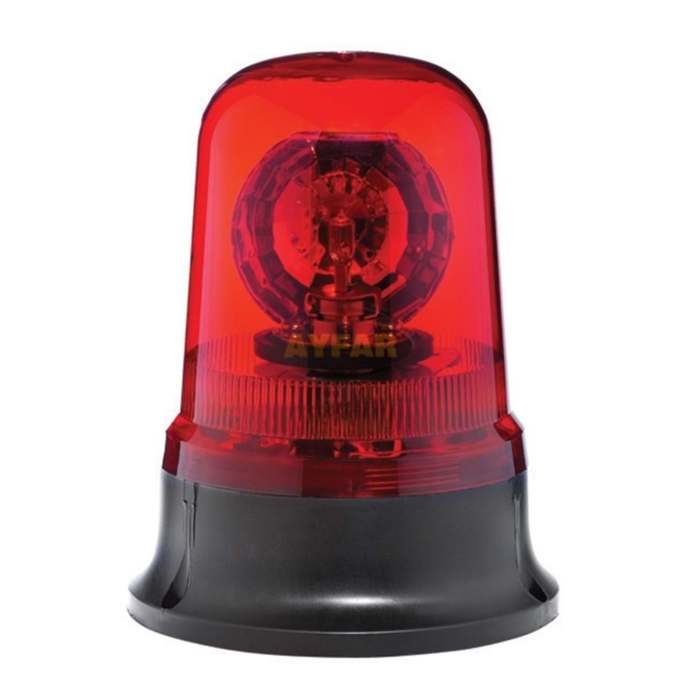 12V TRAFİK DÖNERLİ İKAZ LAMBA SARI KIRMIZI MAVİ