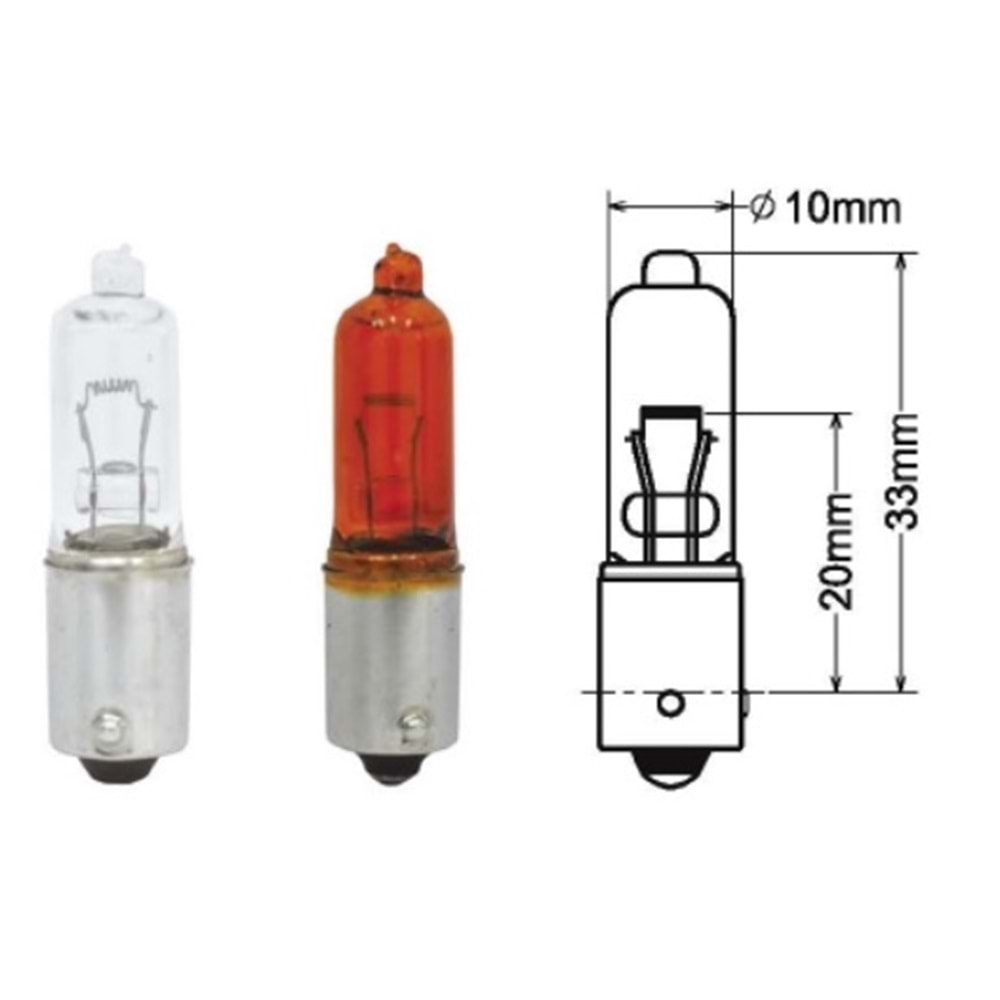 12V 21W HALOJEN SİNYAL AMPULU