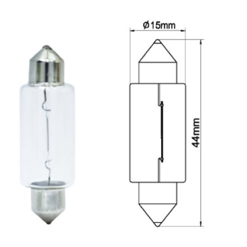 15x44 12 V 15 W SOFİT AMPUL