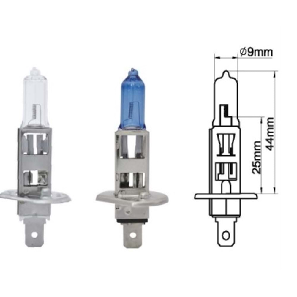 12V 100W H1 HALOJEN AMPUL