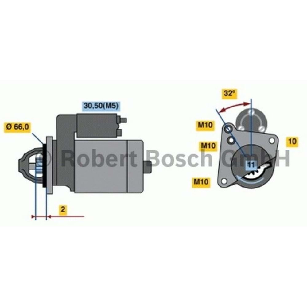 MARŞ MOTORU DW 12V 1,4KW RENAULT KANGO