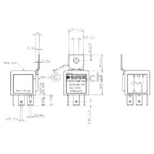 RÖLE 24V 5 UÇLU SAPLI 0986AH0613