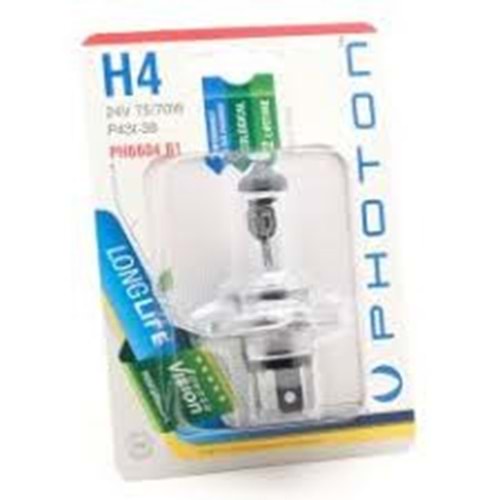 H4 24V 75/70W XTREME VISION +%150 FAZLA IŞIK