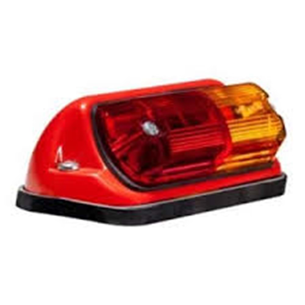 LEYLAND STOP LAMBASI METAL SARI-KIRMIZI R/L