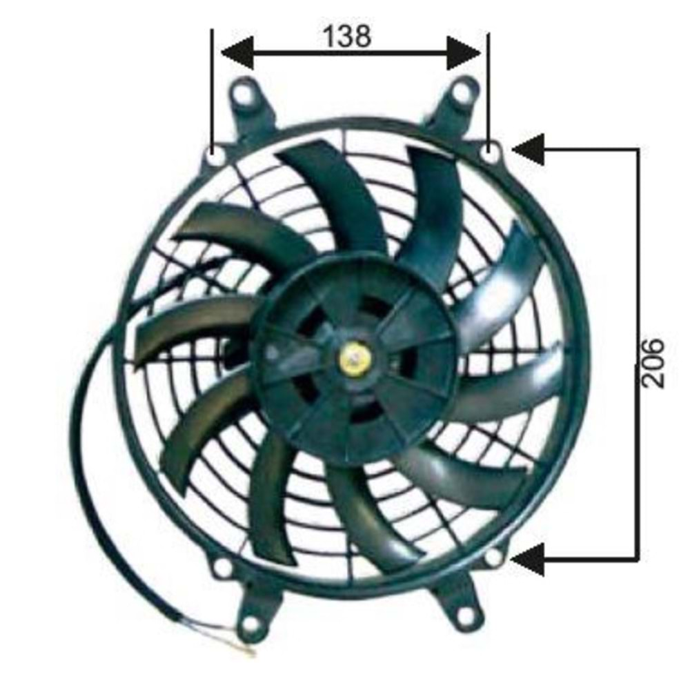 RFM 1106 FAN MOTORU 9 24V PERVANELİ