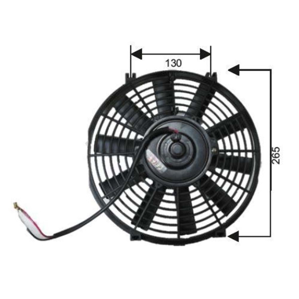 RFM 1090 FAN MOTORU 10,5 12V PERVANELİ DAR AYAK