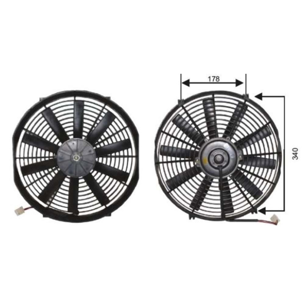 RFM 1130 FAN MOTORU 14 12V PERVANELİ