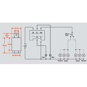 ELO EL.FLAŞ.12V.TRAKTÖR-TIR İKAZLI TEK DORSE