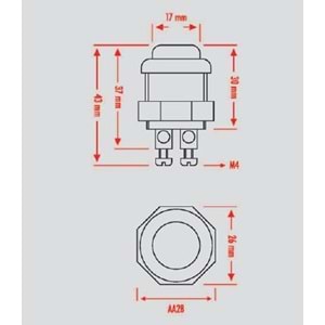 ELO MARŞ BUTONU SİYAH