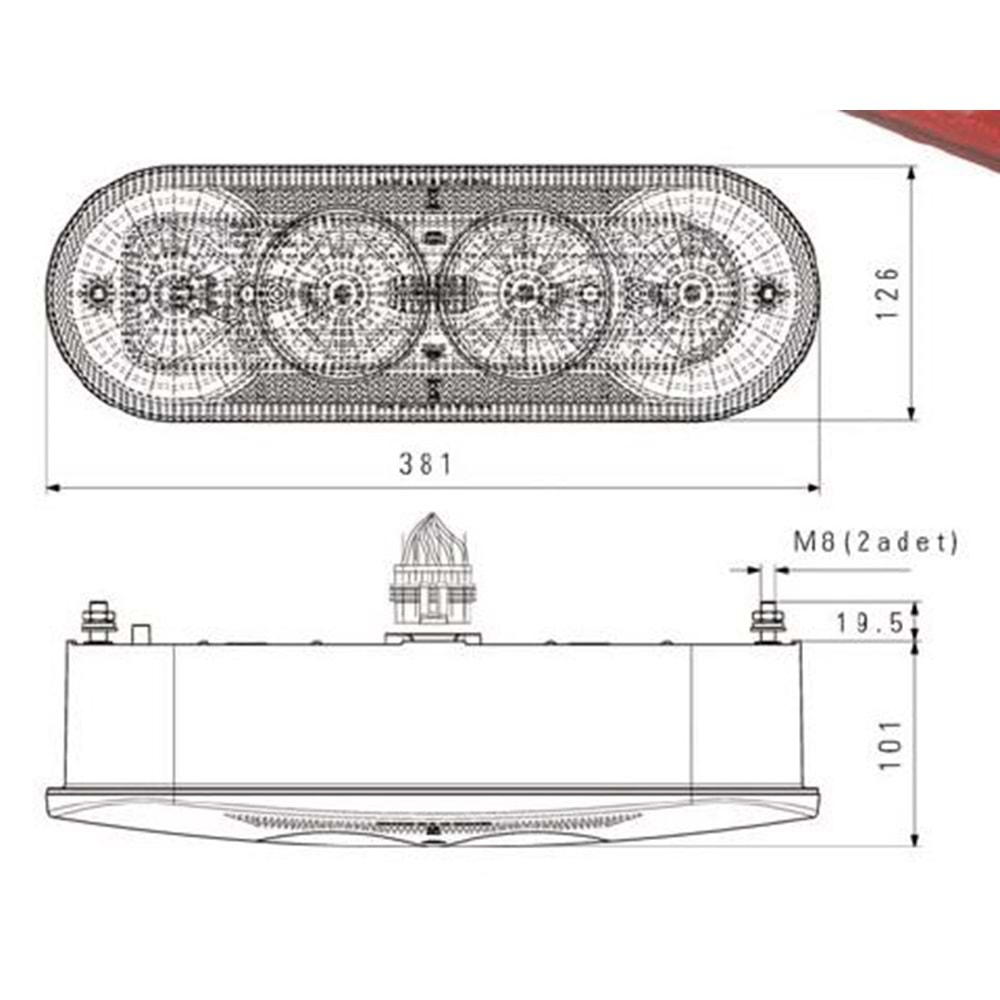 UNISTOP 2 12V FREN POZİSYON SİNY.SİS GERİ VİTES