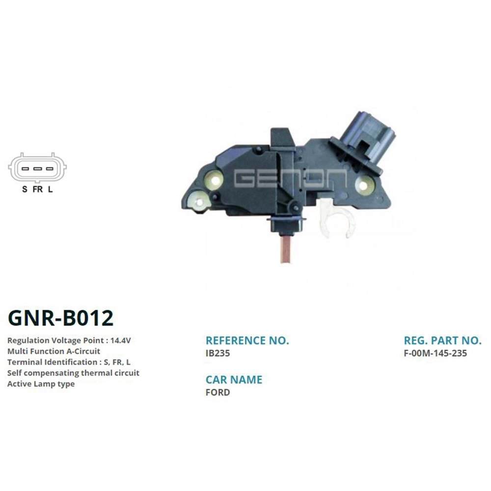 KONJ. 12V FORD COURIER / FIESTA / KA 14mm (S. FR.