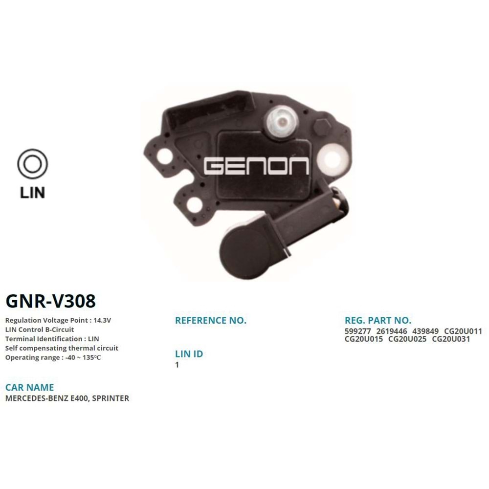 KONJ. 12V MERCEDES C220 - E200 - E220 - ML250 - VI