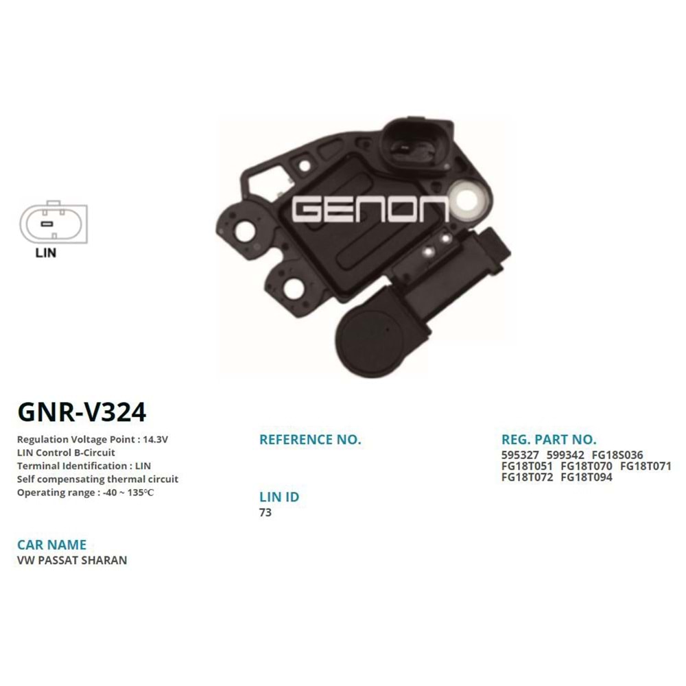 KONJ. 12V VOLKSWAGEN PASSAT - TOUAREG / SEAT ALHAM