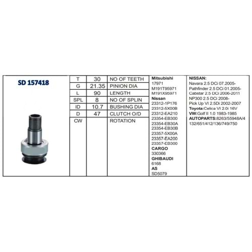 M.DİŞLİSİ 11 DİŞ NİSSAN NAVARA Y.M