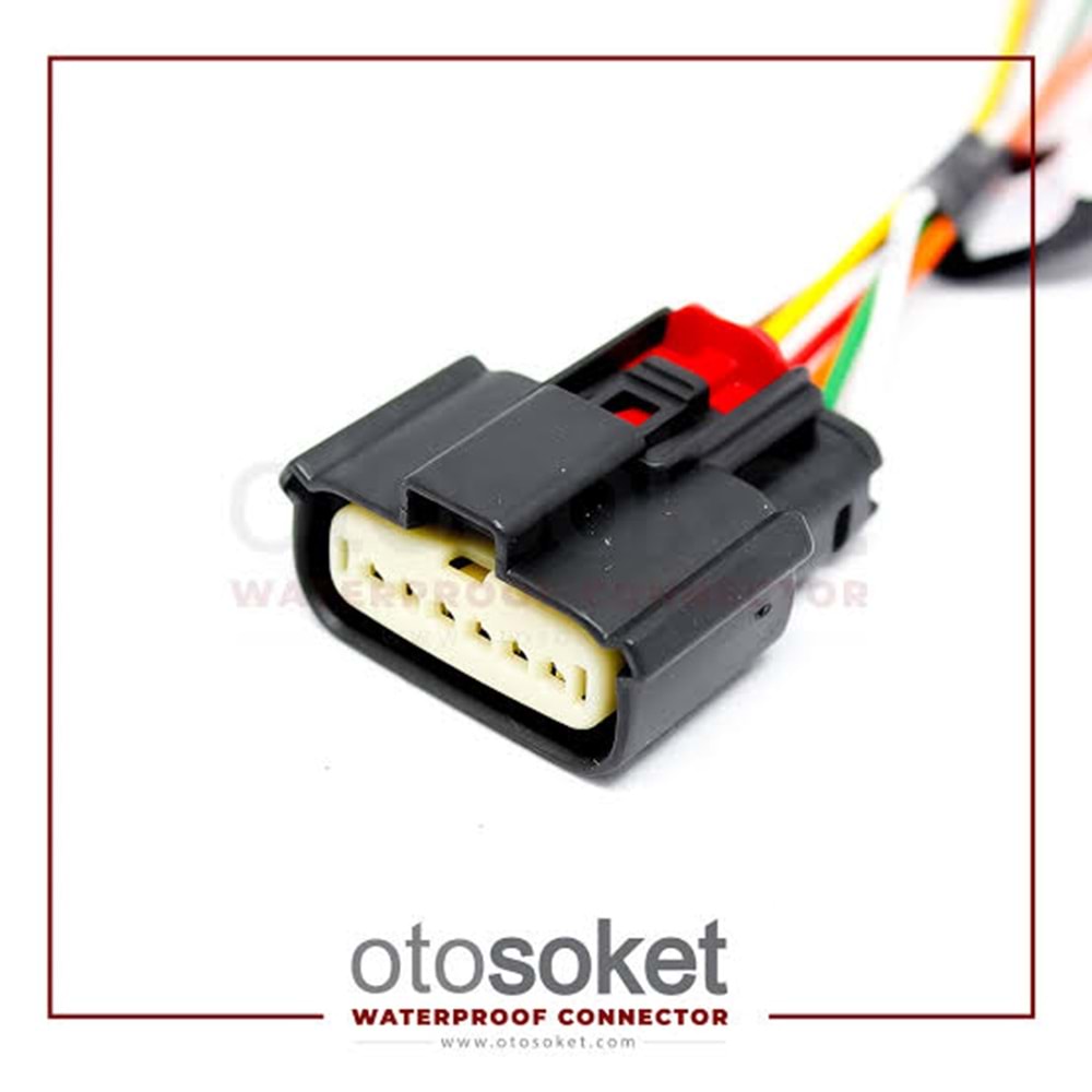 KABLOLU 6 YOLLU SOKETİ