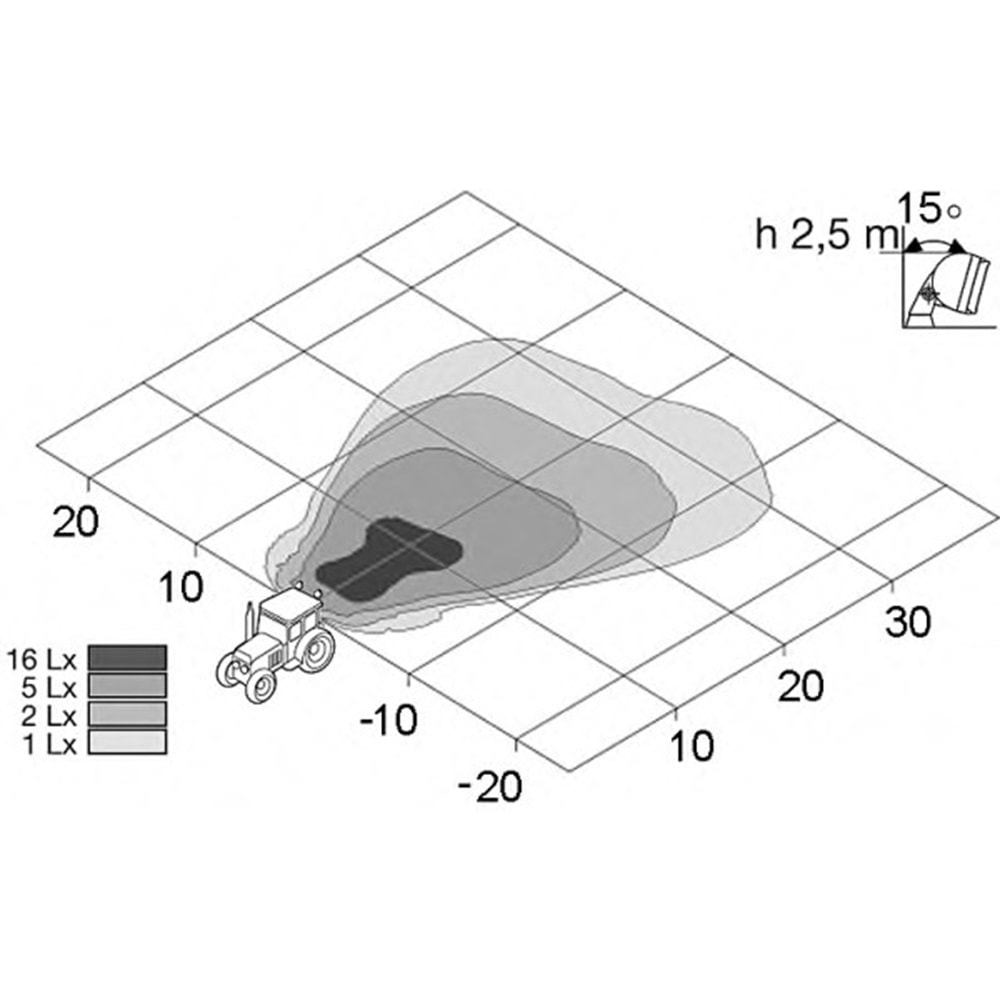 İŞ MAKİNASI FARI H3(12-24 VOLT )