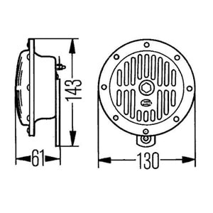 KORNA 24 V SUPERTON KALIN 310 HZ