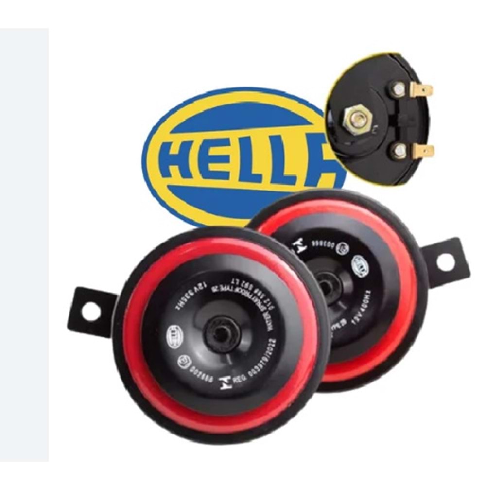 KORNA 12V KIRMIZI ELEKTRİKLİ DİDİT SİYAT 360-430HZ