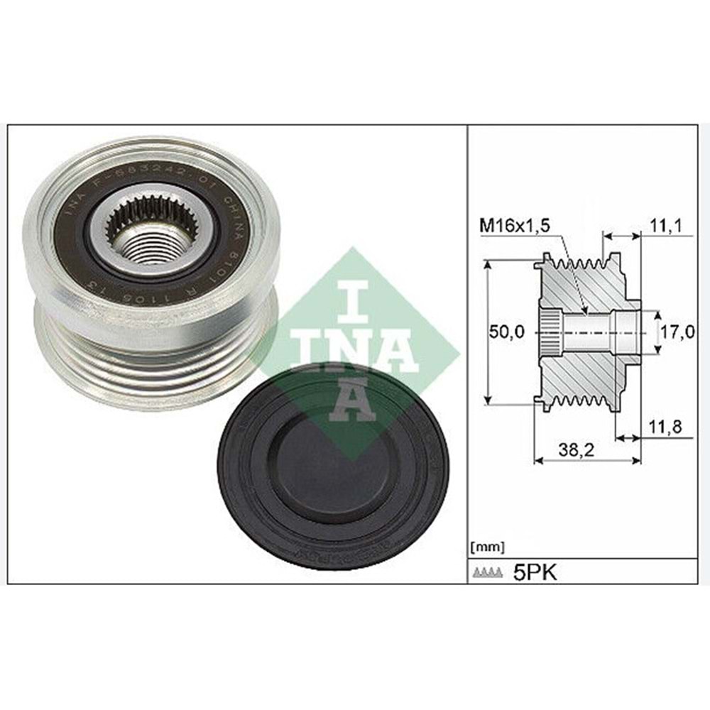 ALTERNATÖR KASNAĞI SSANGYONG 1.6 XDI