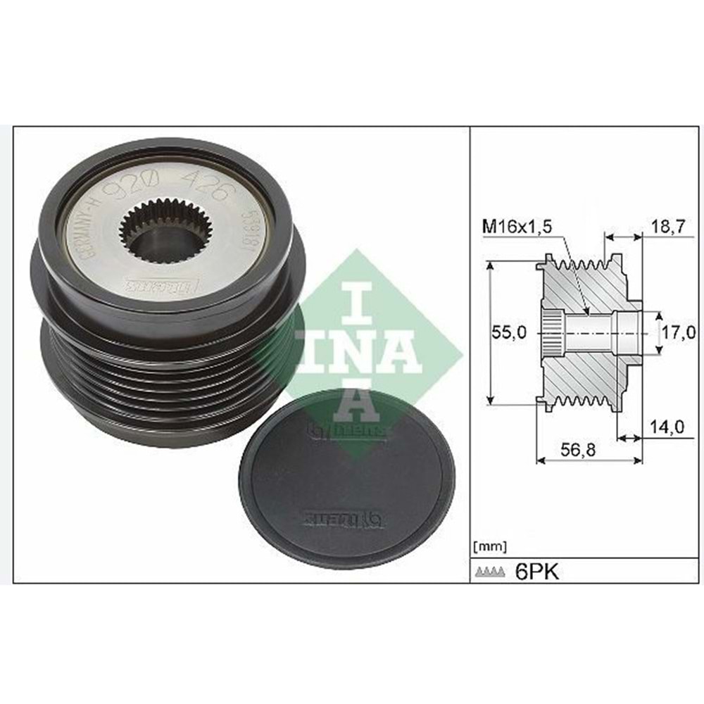 ALTERNATÖR KASNAĞI MERCEDES BENZ E200