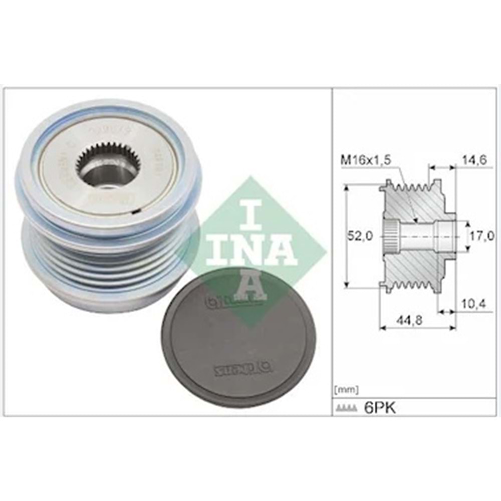 ALTERNATÖR KASNAĞI 6 KANAL AUDI-SEAT-SKODA-VW