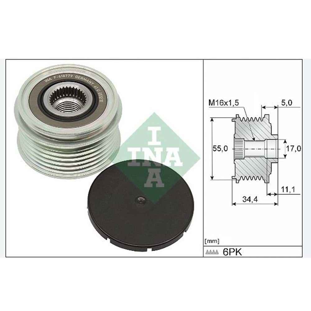 ALTERNATÖR KASNAĞI 6 KANAL MERCEDES A SERİ SEDAN