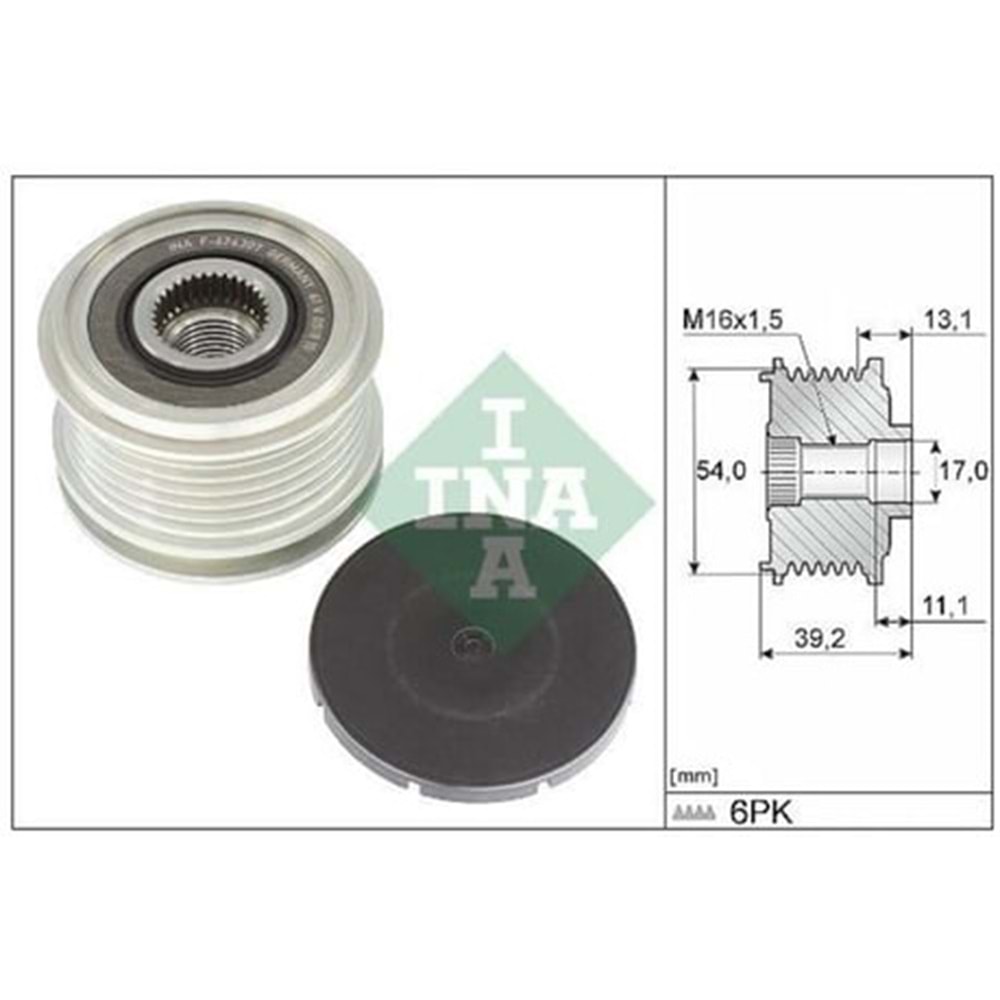 ALTERNATÖR KASNAĞI 6-KANAL FIAT DUCATO 2.2 MULTIJE