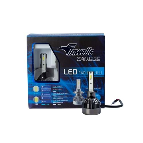 LED FAR AMPULU H1 6000K