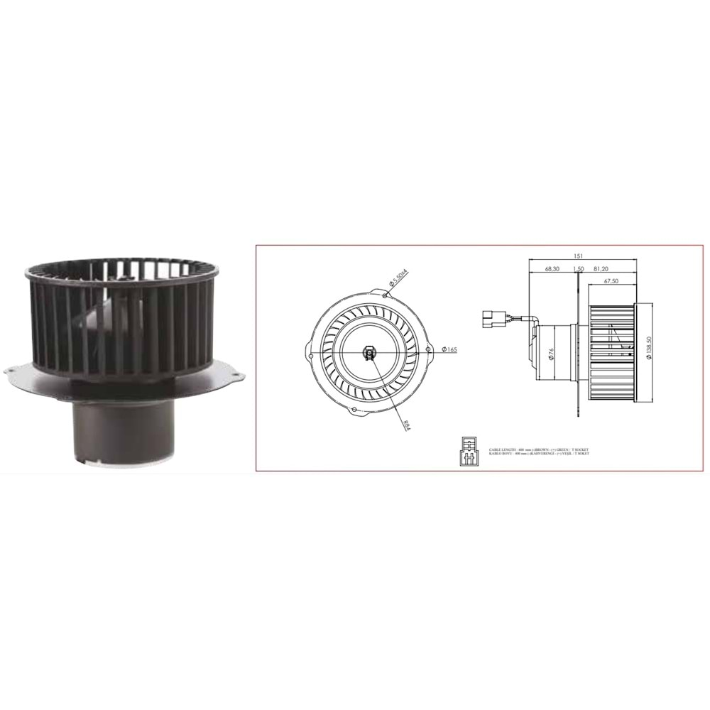 24V FANLI FAN MOT.U 67199973