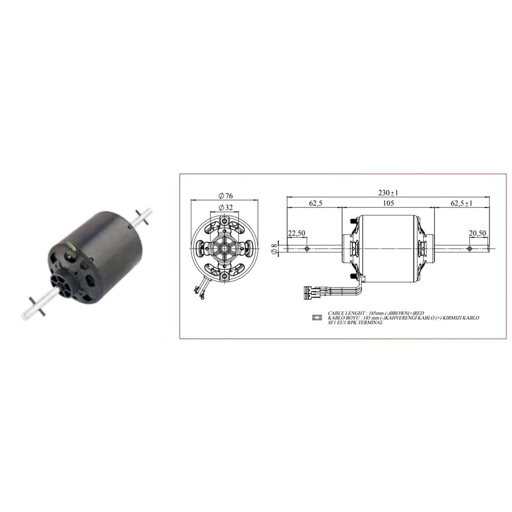 24 V Ç.MİL 319 4 TİPİ KÜÇÜK 65123830