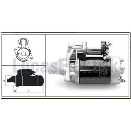 M113 BMC TM30 (27431 yerine) 12V-2.1kW-10DİŞ